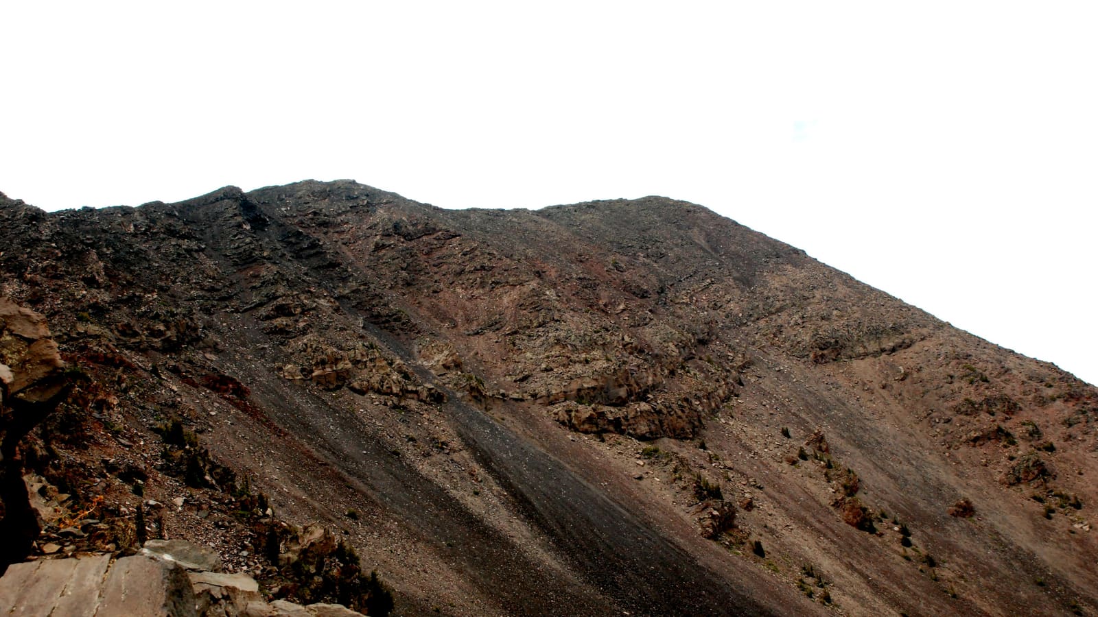 Humphreys Peak seen from the saddle on the summit trail, the tallest point in Arizona